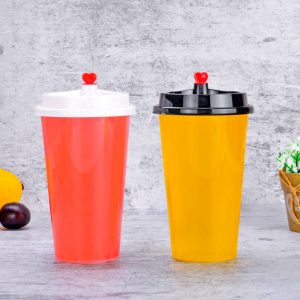 Mini-size disposable plastic cup